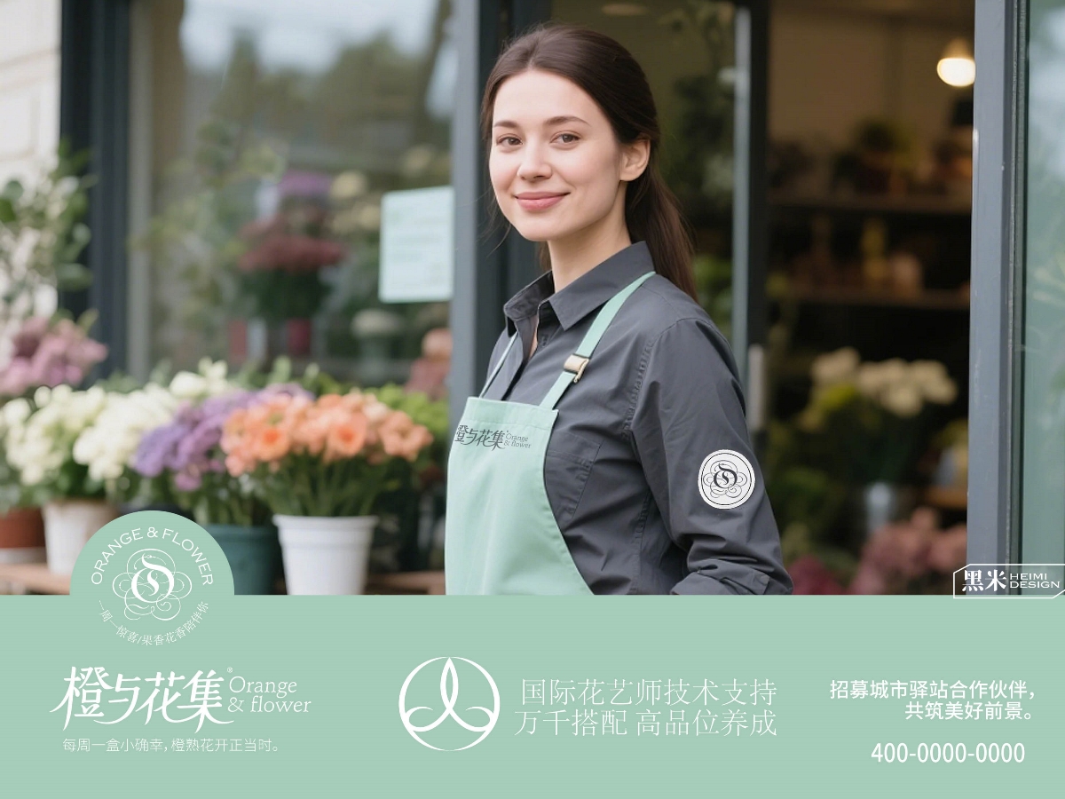 花集,品牌,形象设计 . 橙与花集--品牌形象设计